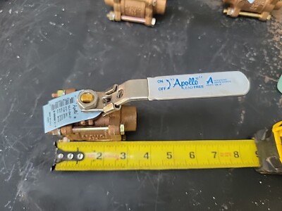 APOLLO 3PC BALL VALVE W/LOCKING HANDLE 82-204-27  SWT 3/4''