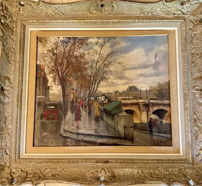 JEAN SALABET  Les Bouquinistes de Paris 1951