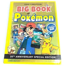 POJO'S UNOFFICIAL BIG BOOK of Pokemon 20th Anniversary Hard Cover 2016 Triumph