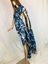 /m Designer Fabric Essentials Alexander McQueen-inspo Chiffon Poly Sheer Cloud