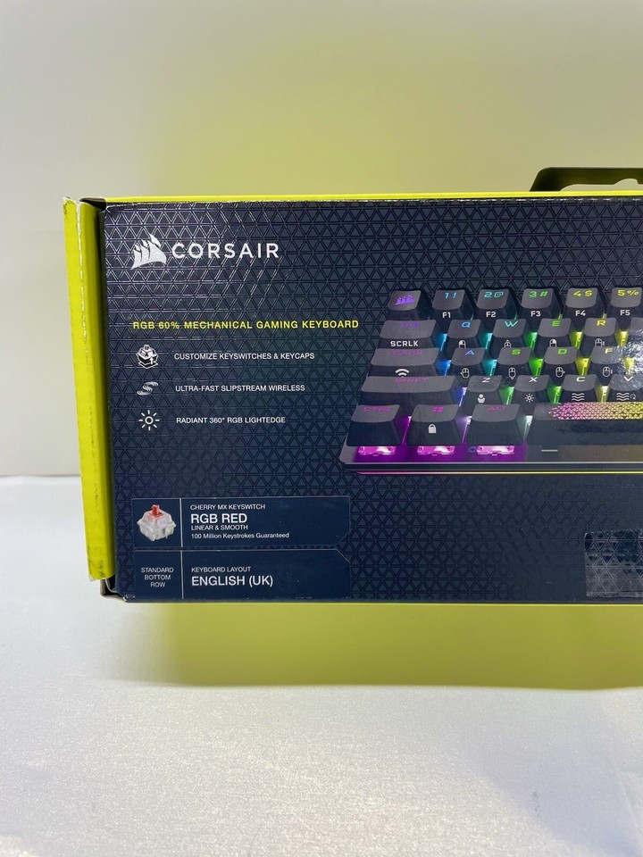 CORSAIR K70 PRO MINI WIRELESS 60 Gaming Keyboard (Cherry MX Red