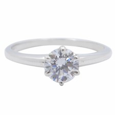 Solid 14KT White Gold 1.80 Carat D/VVS1 Round Shape Solitaire Anniversary Ring