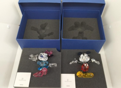 Swarovski Crystal Disney Mickey & Minnie 2 piecesFigurine | eBay