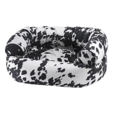 Bowsers WRANGLER MicroVelvet Double Donut Bolstered Nest Dog Bed — Sizes S-XL