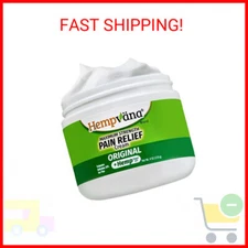 Hempvana Maximum Strength Relief Cream. Hemp Seed Oil for Muscles & Joints, AS-S