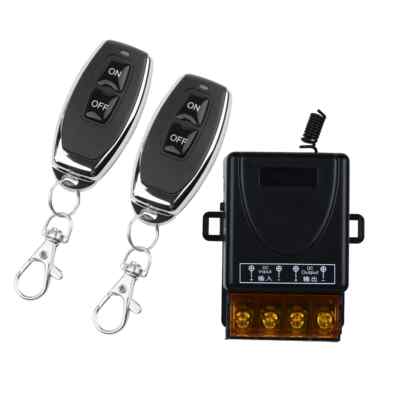 DC 12-72/24V 30A Wireless Remote Control Switch 433Mhz Transmitter On Off Switch