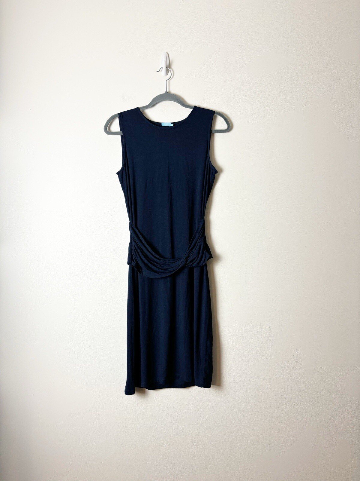 J.MCLAUGHIN • NEW Women’s Theresa Dress Navy Solid Modal Jersey Knit Size Small