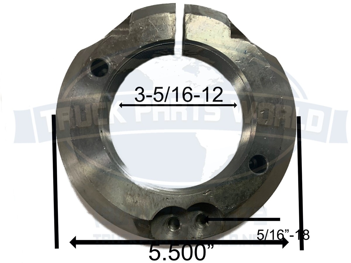 ADJUSTING NUT KIT HD MACK SS44, SWS573 Camelback 3-1/2 25163838