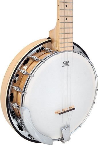 Ashbury AB-65 5 corde banjo, cerchio in acero e risuonatore. Splendido! Da - Foto 3 di 4