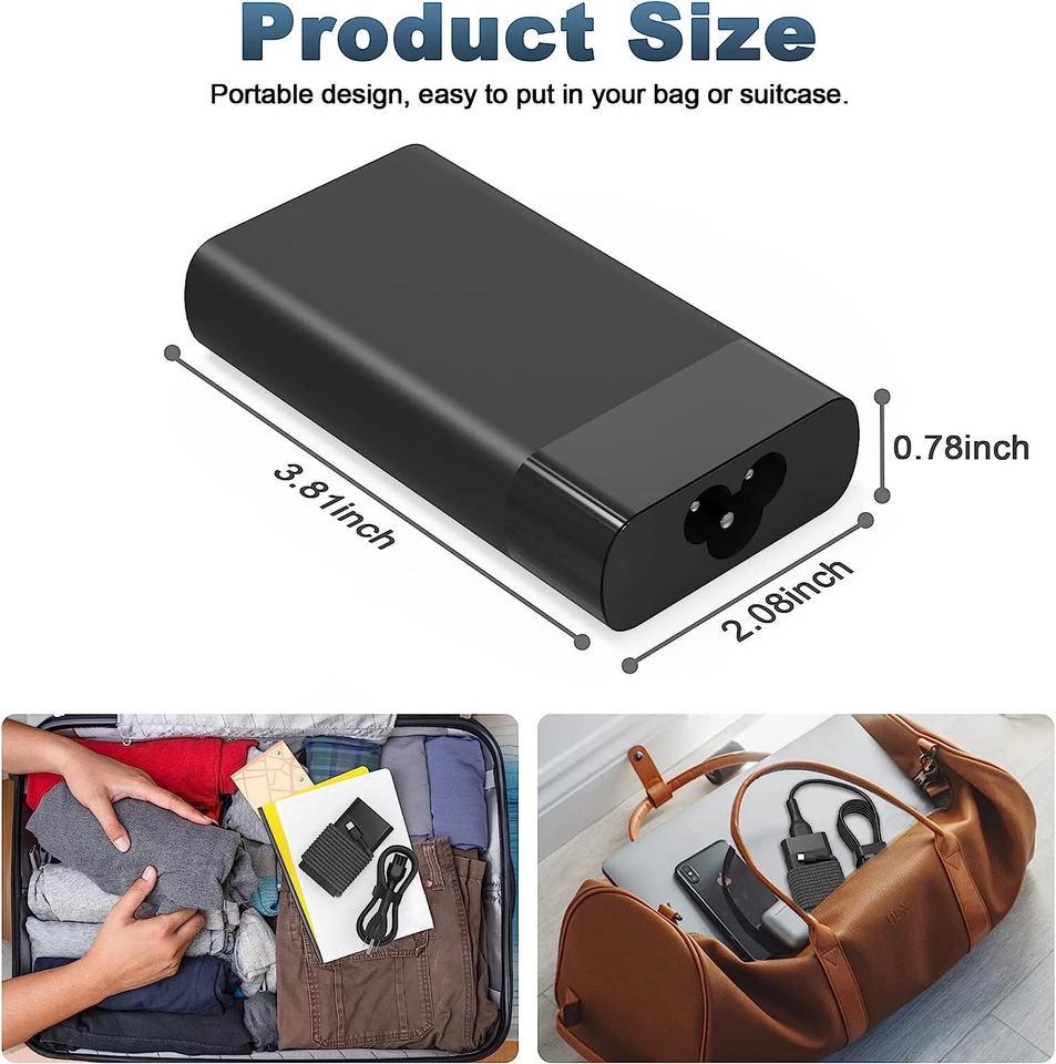 65W USB C Laptop Charger for HP EliteBook 830 835 840 845 860 865 G8 G9 G10 G11 - Image 4 of 4