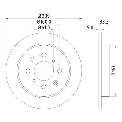 HELLA 8DT 355 302-871 Tambour De Frein - Des Réductions
