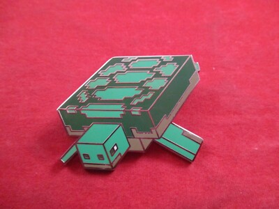 Minecraft Green Turtle Microsoft Xbox Fanfest E3 2018 Promo Pin Pinback