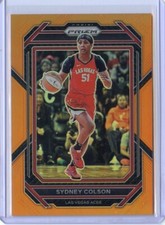 2023 Panini Prizm WNBA Orange #/99 NO. 97 Sydney Colson - Las Vegas Aces