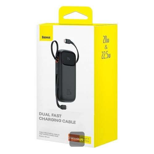 Baseus QPow2 10000mAh Digital Display Fast Charge Power Bank 22.5W With Built-in - 第 9/9 張圖片