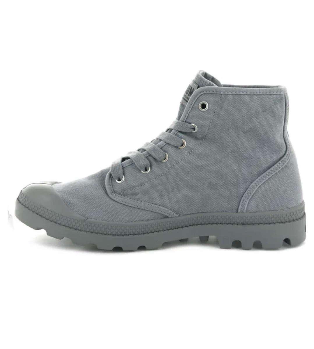 Palladium Pampa Hi Mens 8.5 Grey Canvas High Top Boots Distressed Lug Sole Palladium Gray Boots for Men for Sale | Shop New & Used  main image 4