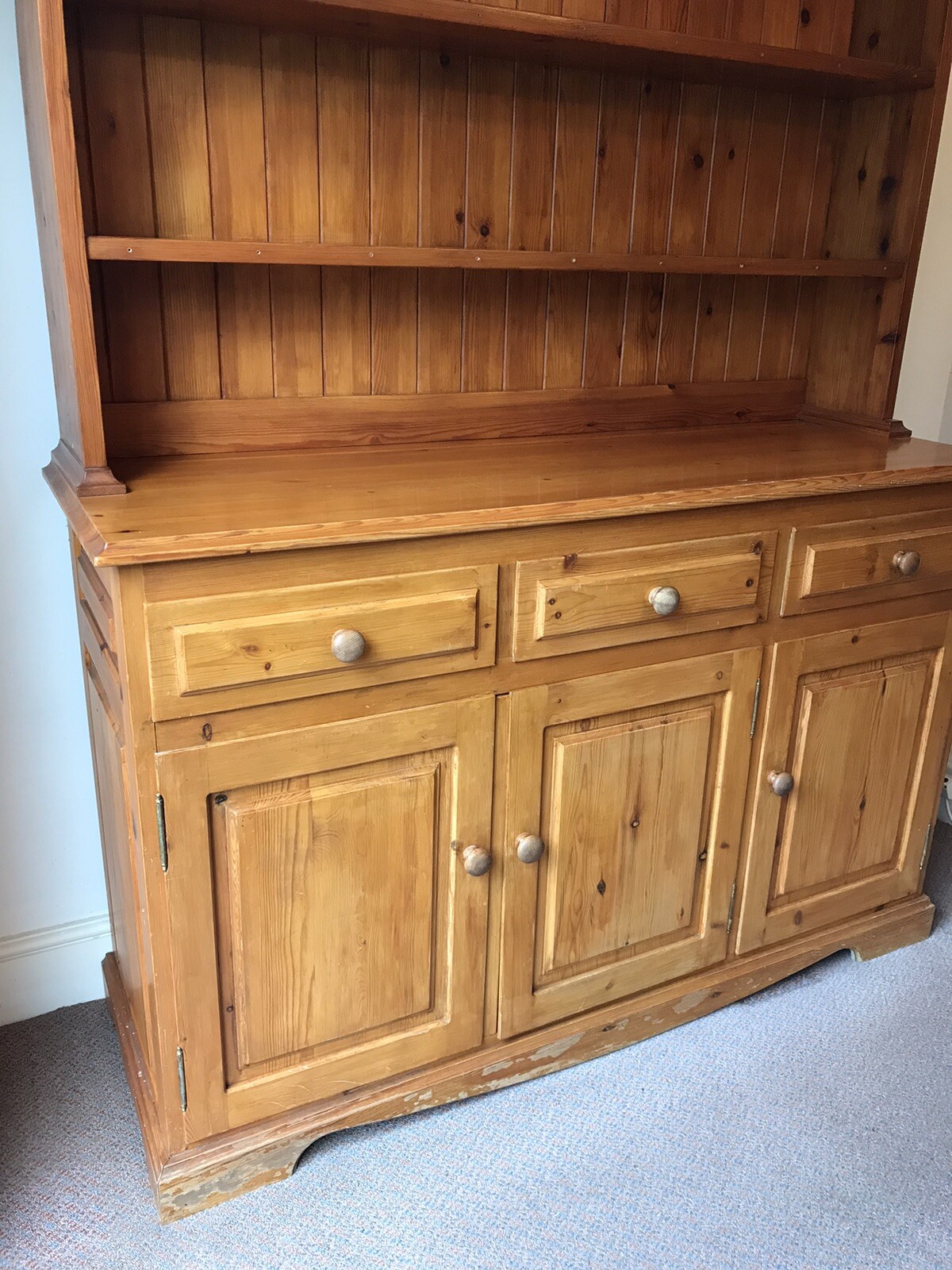 2 part Pine Welsh Dresser. eBay