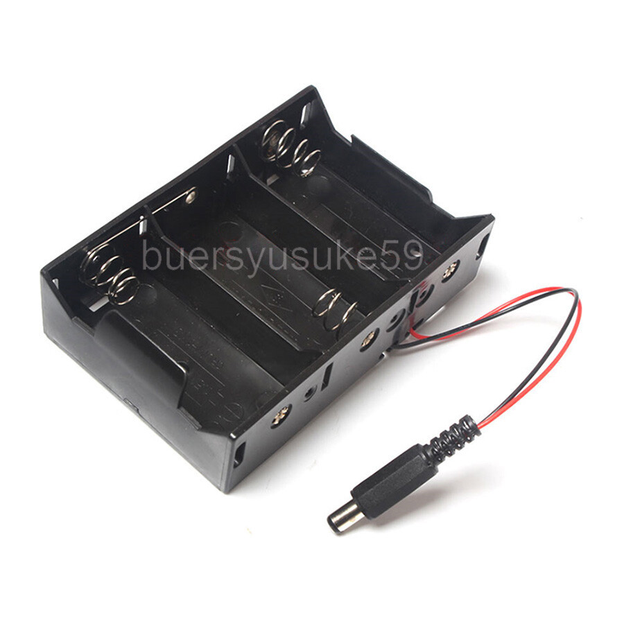 Custodia Porta Batterie Stilo C – Supporto In Plastica Nera Per 1, 2, 3 O 4 Pile – Ideale Per Progetti Elettronici - Foto 4