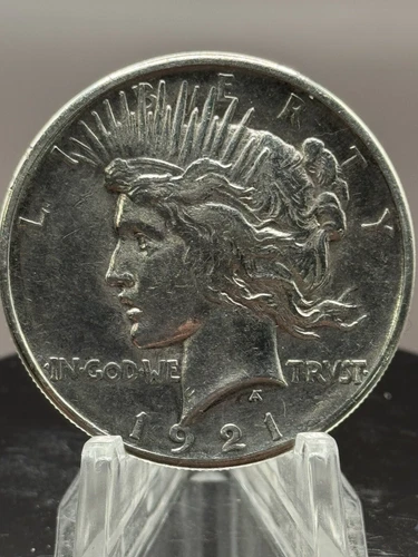 1921 High Relief Peace Dollar AU (VERY NICE COIN!)