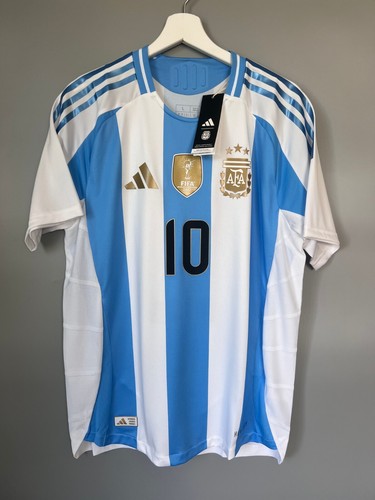 Messi Argentina Jersey 24 Home Authentic Soccer Shirt IP8388 Adidas Mens Size L - Picture 2 of 13