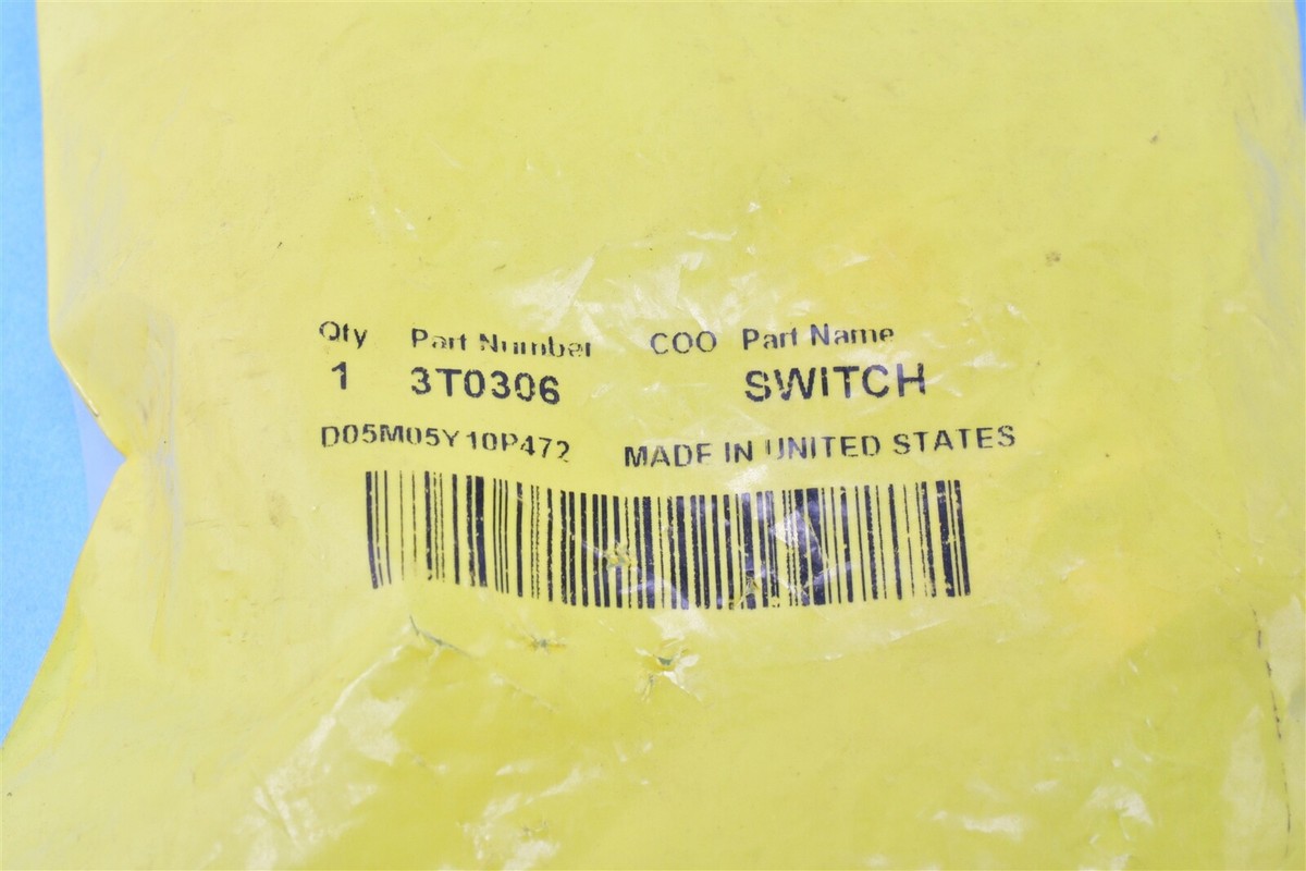 CAT 3T0306 Switch Caterpillar Part 3304 / 3306 / 3406 / 3408 CAT 3T0306 Switch Caterpillar Part 3304 / 3306 / 3406 / 3408