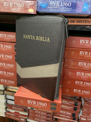 Biblia Letra Gigante Reina V.1960 Con Referencias Chiusura Letra 14 Punti Indice - Picture 2 of 8