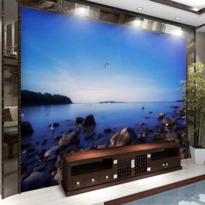Youth Sandy Beach 3D Full Wall Mural Photo Wallpaper Printing Home Kids Decor