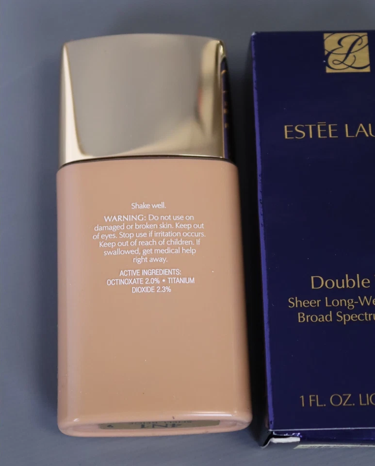 Estée Lauder Double Wear Sheer Foundation w/ SPF 19  1oz 4N1 Shell Beige NIB - Image 2 of 4