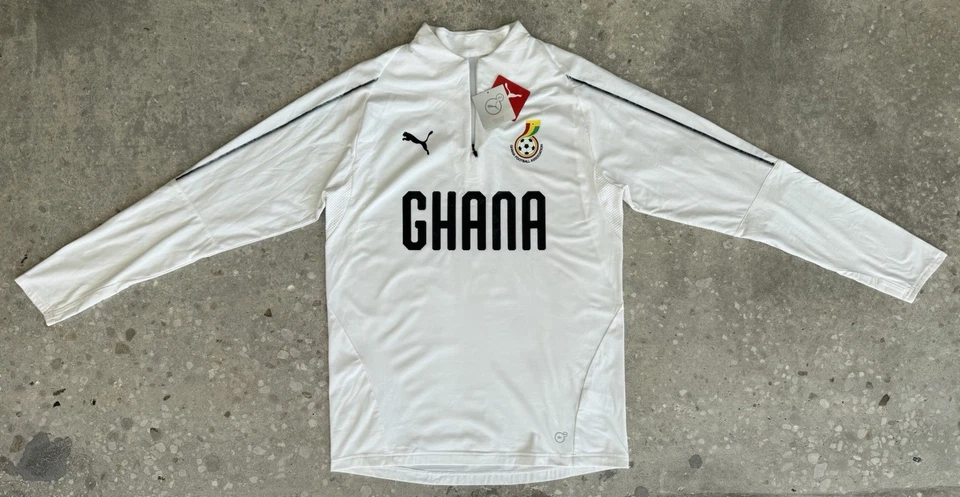 GHANA SOCCER JERSEY GFA TRAINING SHIRT FUTBOL FOOTBALL PUMA 2017 SAMPLE RARE - Image 2 of 4