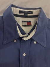 Tommy Hilfiger Blue Dress Shirt Classic Design Men's 16.5 32-33