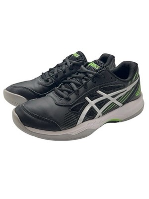 ASICS GEL-GAME 8 GS Kids Tennis Shoes Black Neon Green Size 4