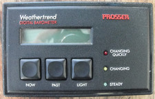 Vintage Prosser Weathertrend Digital Barometer - Marine/Nautical - Working Order