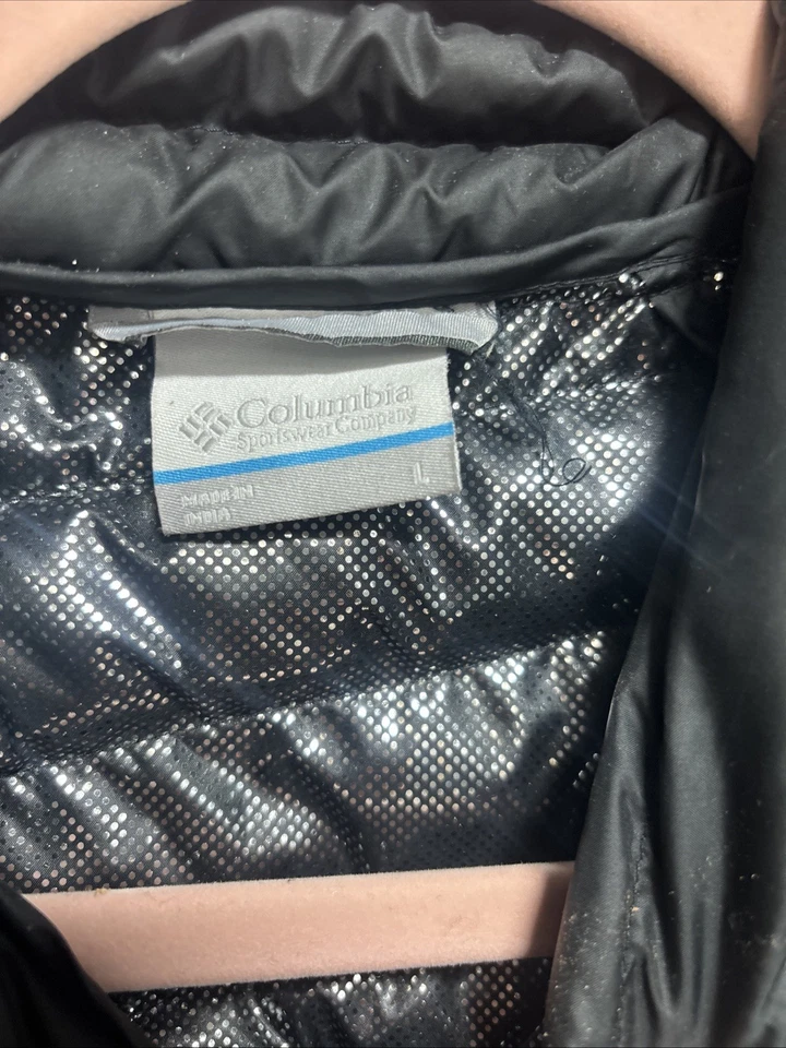 Chaleco acolchado Columbia para mujer pequeño, cremallera completa, aislante, exterior L Foto 3 de 4