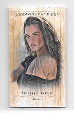 2016 Upper Deck Goodwin Champions Mini Wood Old Judge #50 Melissa Baker /8