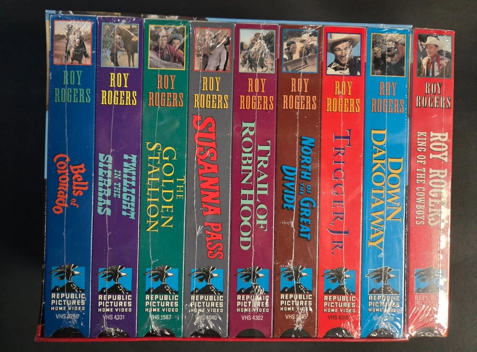 Roy Rogers The Roy Rogers Collection  SEALED AND SIGNED  Republic Pic VHS 4333 - Image 2 of 4
