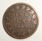 1887 Canada Large Cent — photo from another recent sale