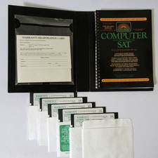 Computer Study Program For The SAT - For IBM PC XT PCjr - On Five 5-1/4"  1986