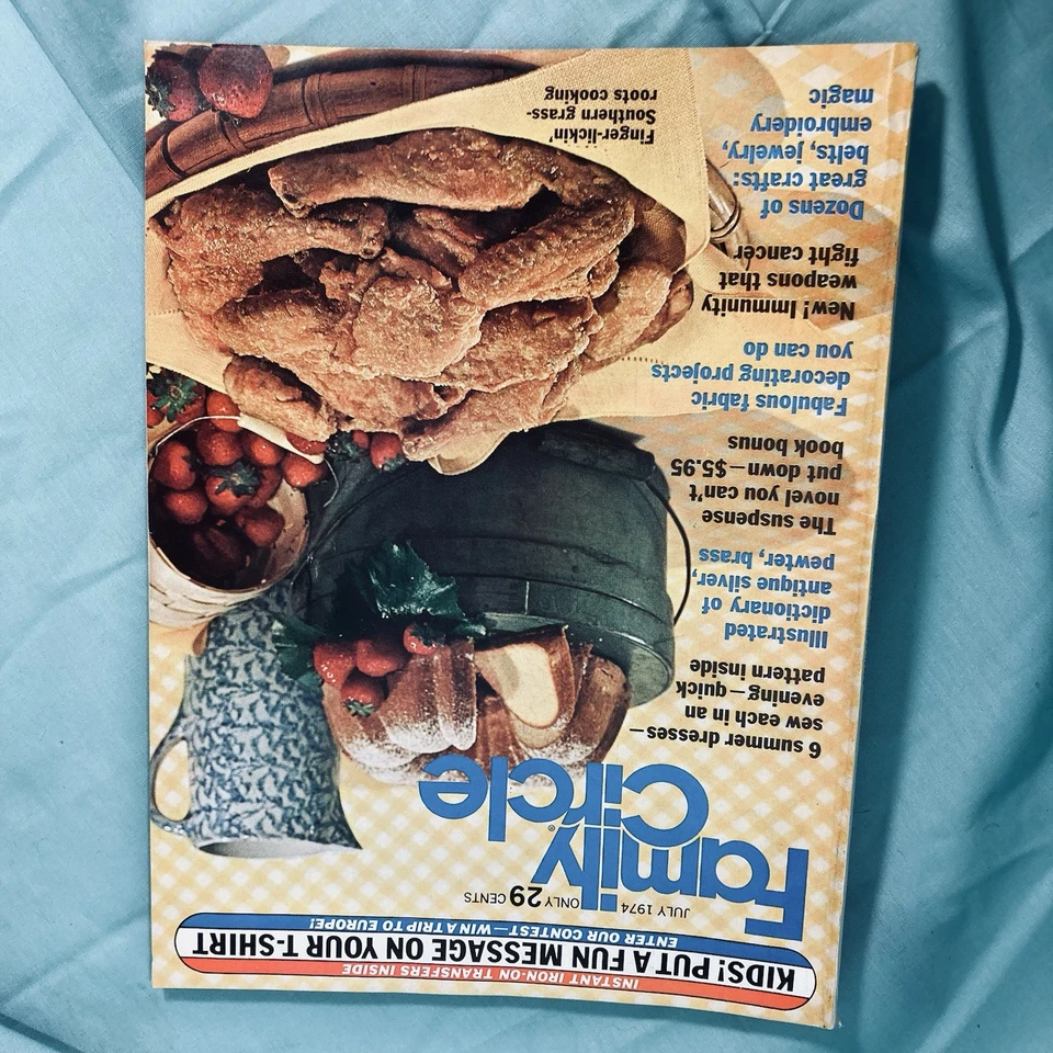 Family Circle Magazine, Vintage, 1974, Jun, Jul, Aug, & Dec, Lot of 4 Foto 4 de 4