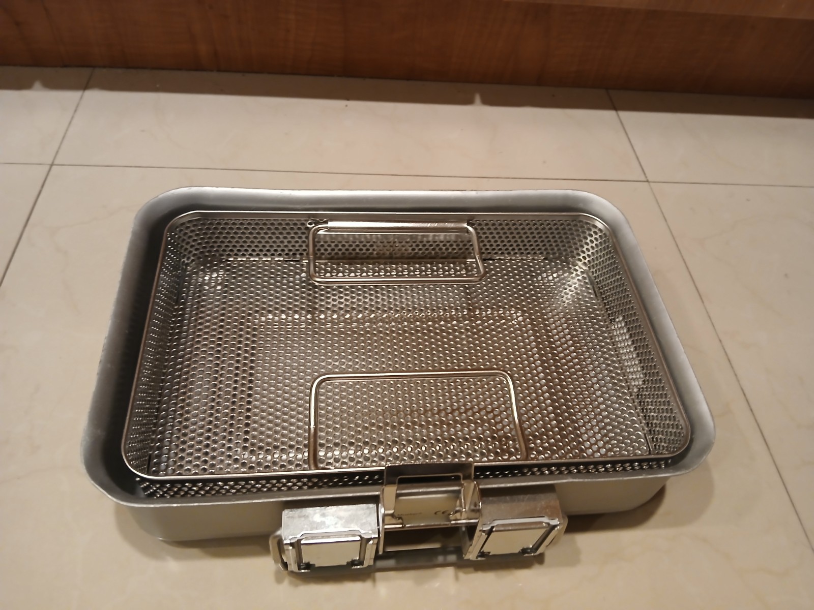 V. Mueller Genesis Tray Sterilization  Container Basket 12 x 8 x 3