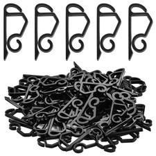 120 Pcs Outdoor Light Clips Hooks for String Lights - Christmas Hangers Gutter C