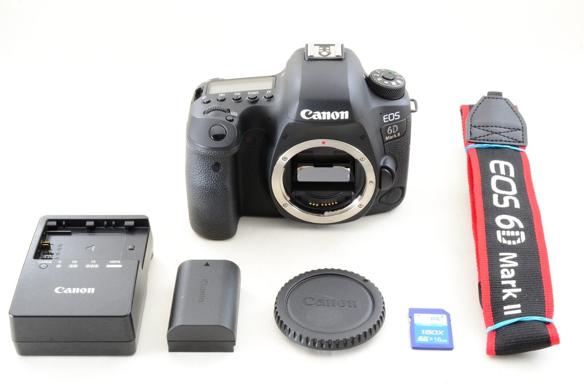 Mint 6210shots* Canon EOS 6D Mark II 26.2MP Digital SLR DSLR