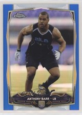 2014 Topps Chrome Blue Refractor 96/199 Anthony Barr #161 4qp