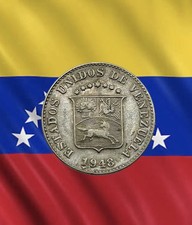 1948 Venezuela 5 Centimos - Combined Ship