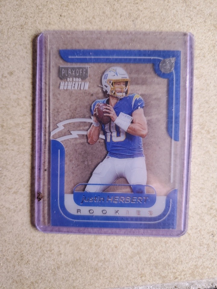 2020 Panini Chronicles - Playoff Momentum Rookies #M-3 Justin Herbert (RC)