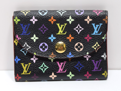 Louis Vuitton Monogram Multicolor Business Card Takashi