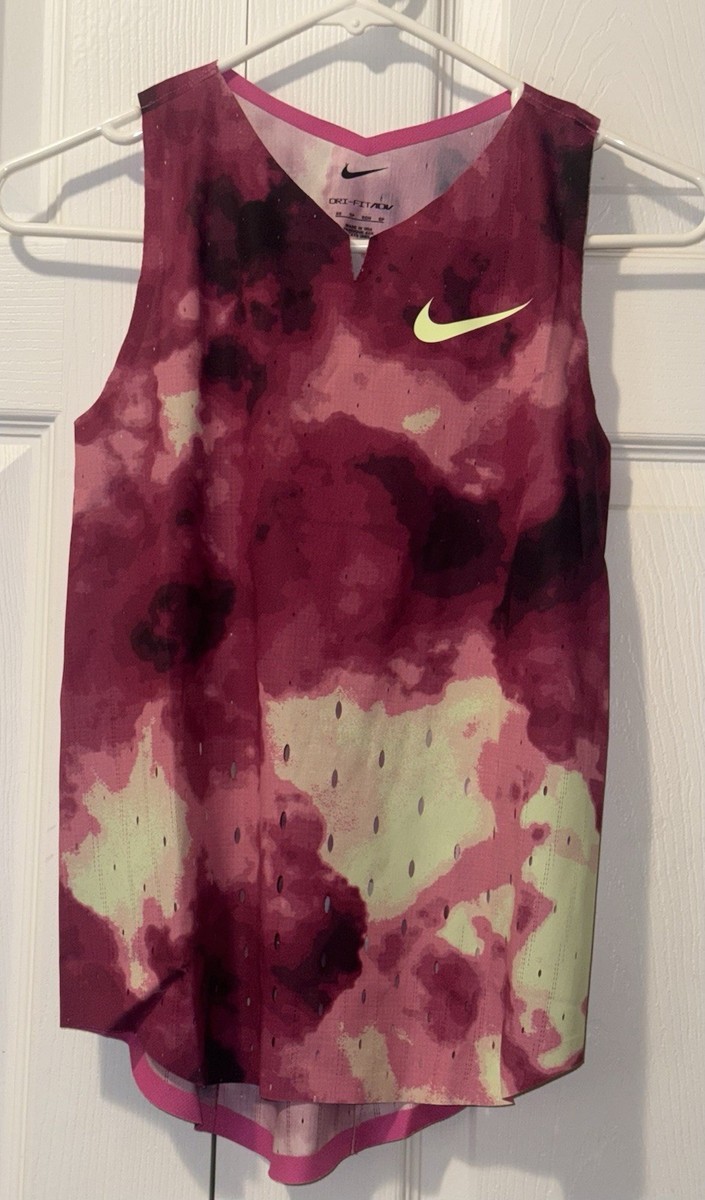 Nike 2024 Pro Elite Running Singlet Dri-Fit ADV FD5865-617 Size XS
