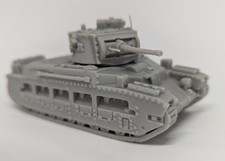 Matilda MkII wargamming tank WW2 Miniature 1:50 rotatable turret WoT