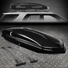 FOR 16-19 FORD EXPLORER ROOF TOP CARGO STORAGE LUGGAGE BOX W/ALUMINUM CROSS BAR