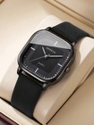 Men’s Quartz Wrist Watch Rectangular Minimalist Dial Fashion Casual Classic