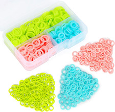 380 Pieces Colorful Knitting Stitch Markers Rings Stitch 3 colors/380pcs
