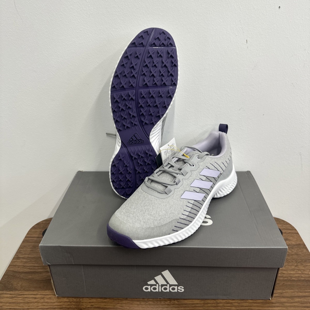 Womens adidas Response Bounce Spikeless Golf Shoes, UK6, Grey